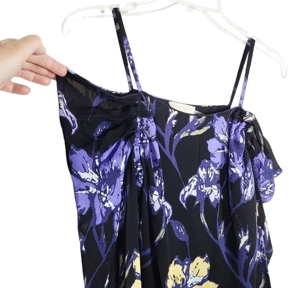 RAMY BROOK floral cold shoulder silk top - Picture 3 of 6